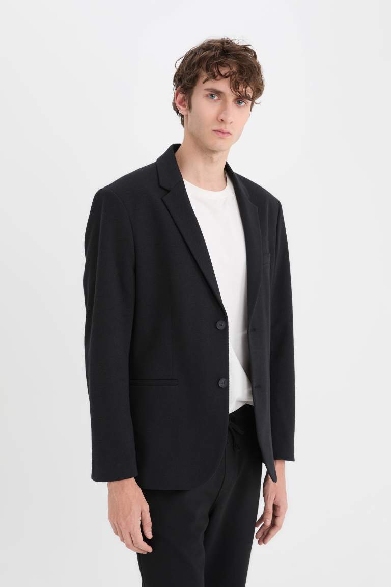 Slim Fit Lined Blazer