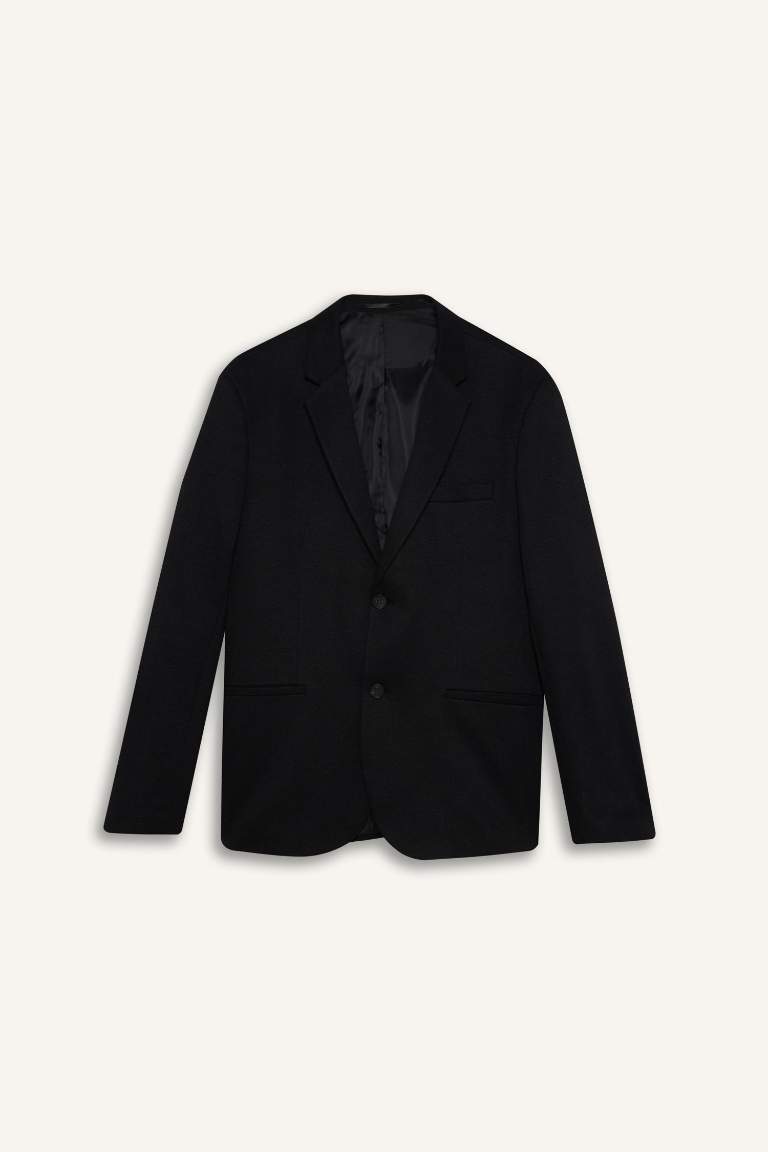 Slim Fit Lined Blazer