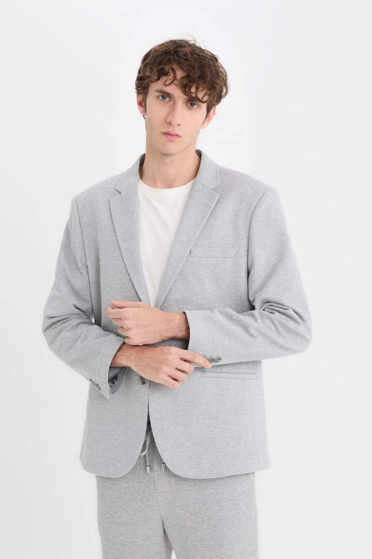 Slim Fit Lined Blazer