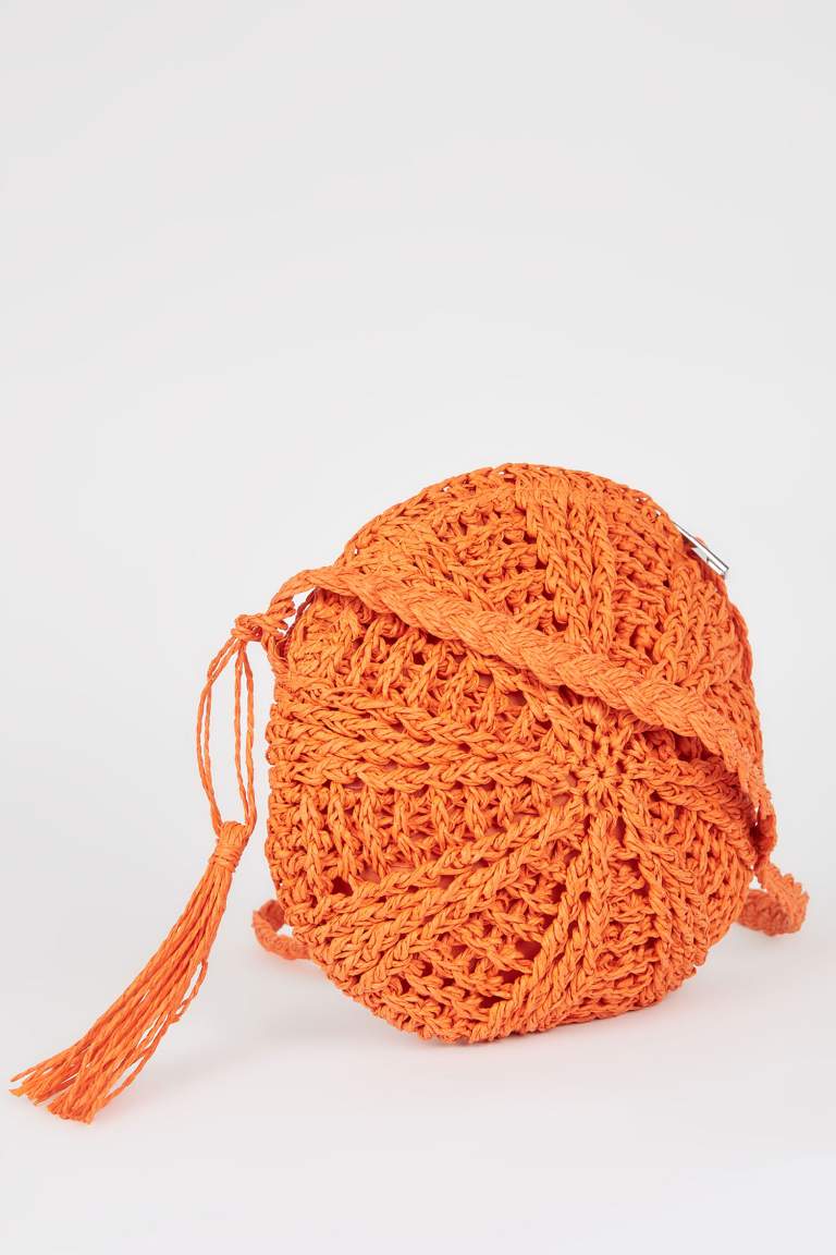 Women Straw Crossbody Bag