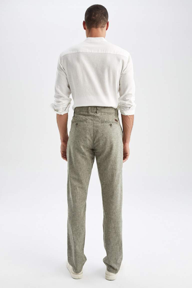 Relax Fit Tie Waist Chinos