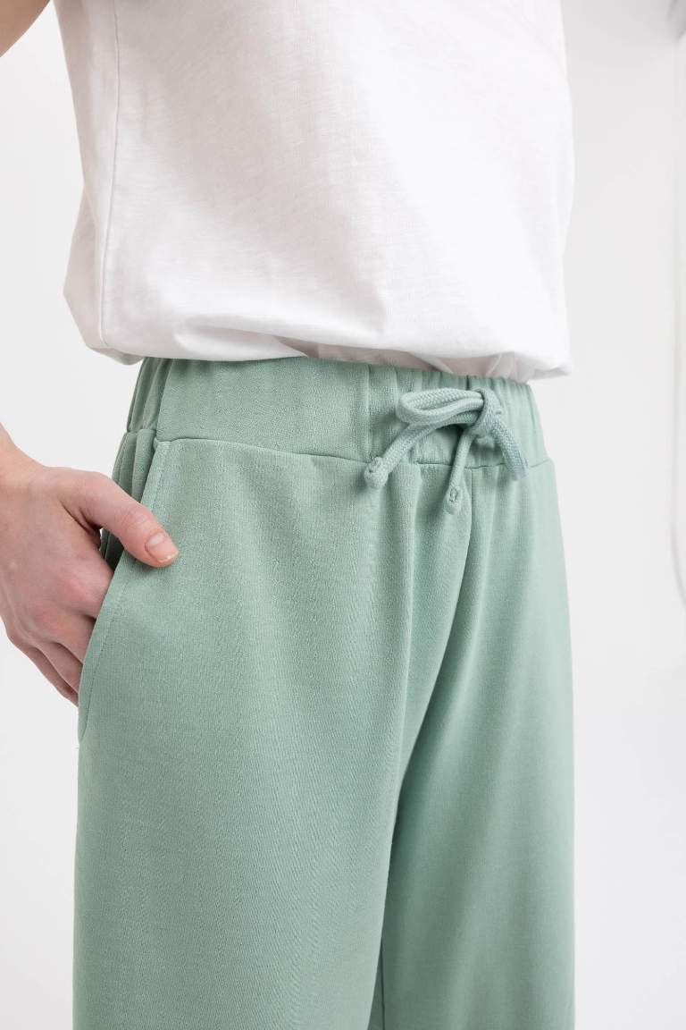 Regular Fit %100 Pamuk Bermuda