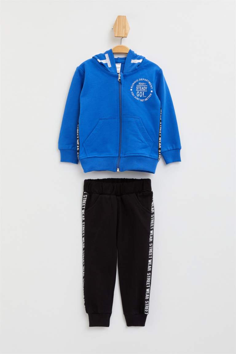 Saks Mavisi Erkek Bebek Erkek Bebek Alt Üst Takım 1164583