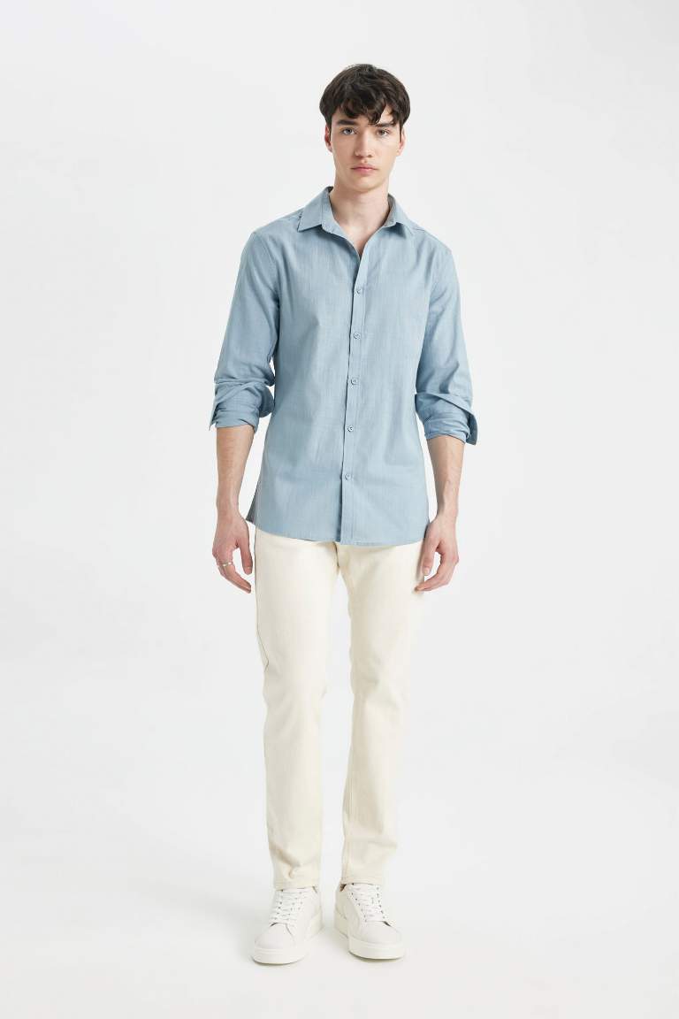 Slim Fit Long Sleeve Shirt