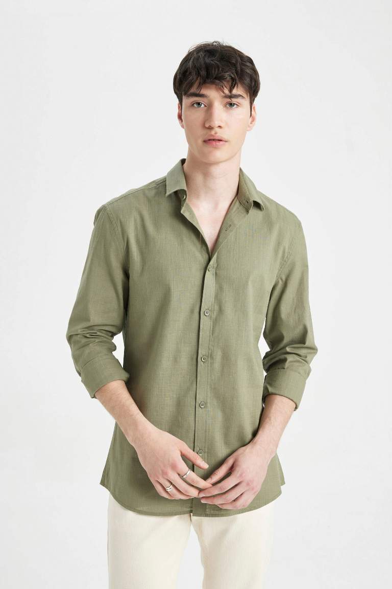 Slim Fit Long Sleeve Shirt