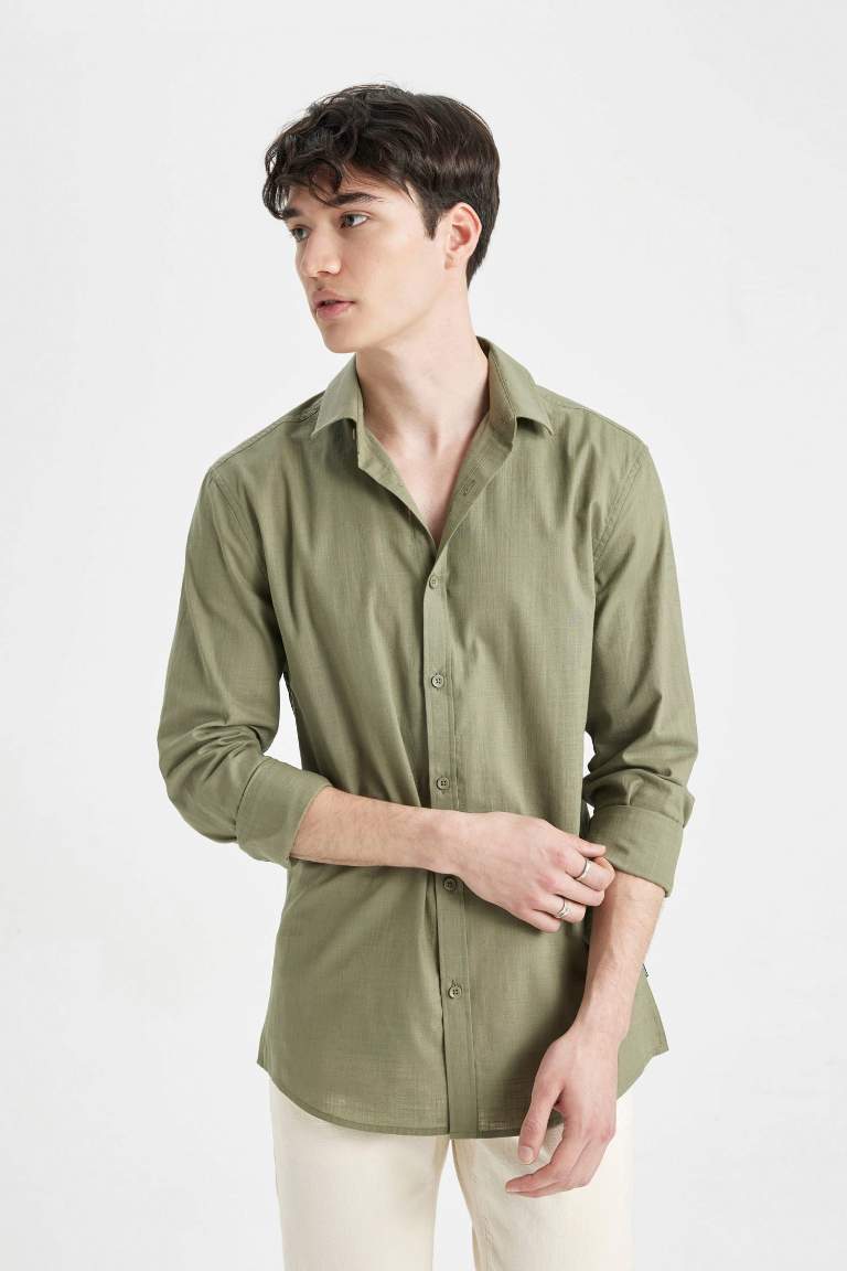 Slim Fit Long Sleeve Shirt