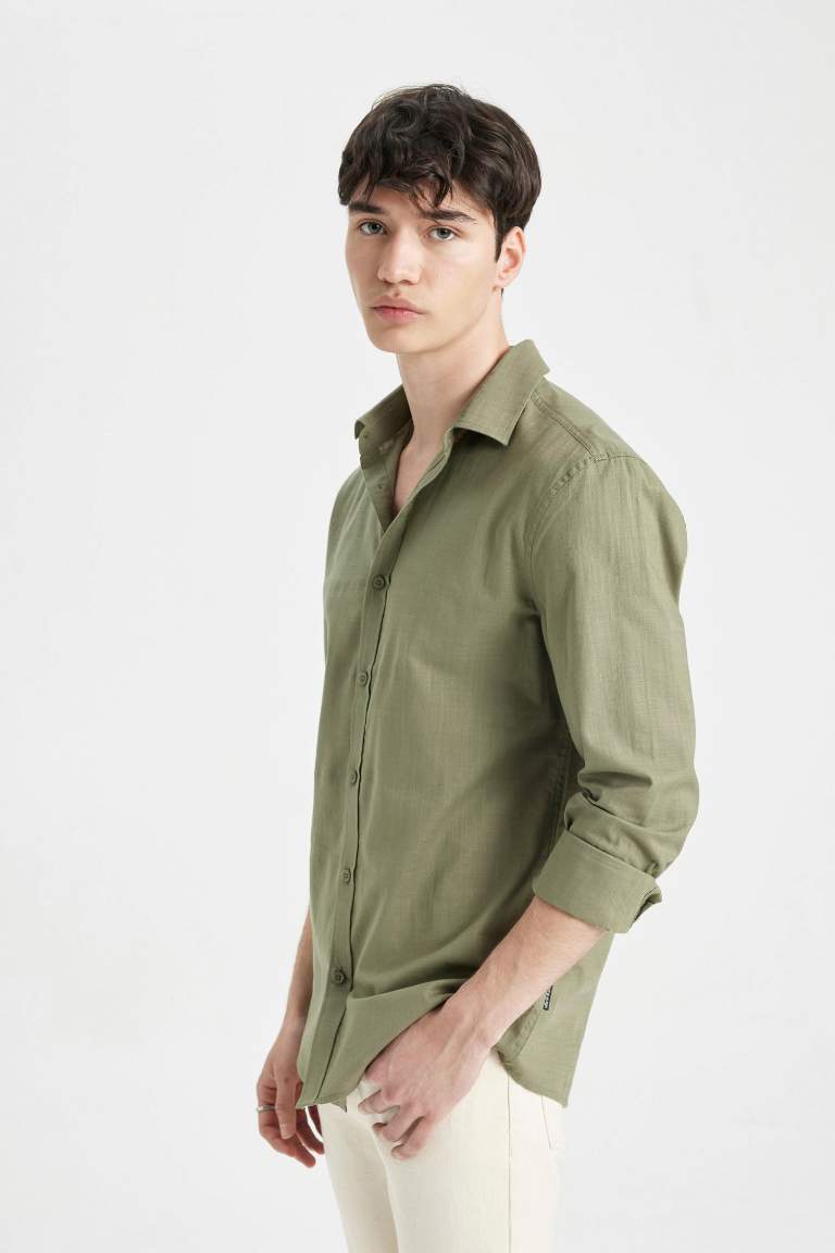 Slim Fit Long Sleeve Shirt