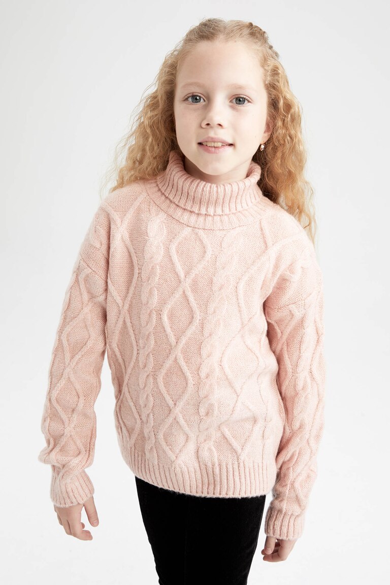 Pull épais Col Roulé Blanc COMPLICES Pour Fille 10 Ans - Occasion Très Bon état