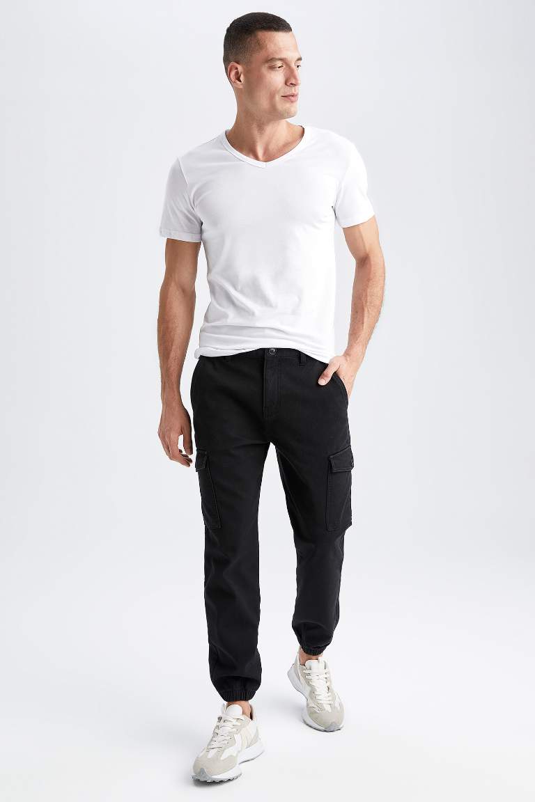 Regular Kargo Jogger Kargo Cepli Pantolon