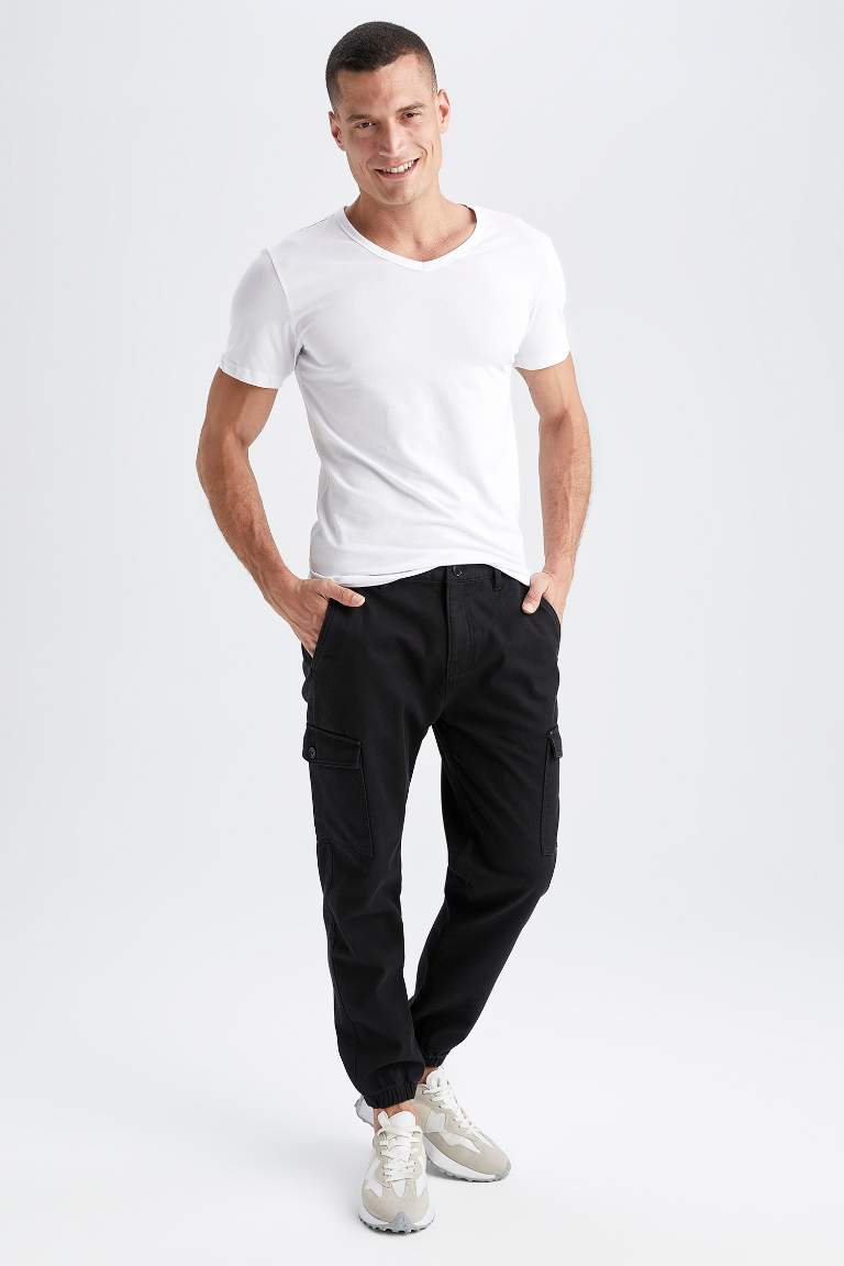 Regular Kargo Jogger Kargo Cepli Pantolon