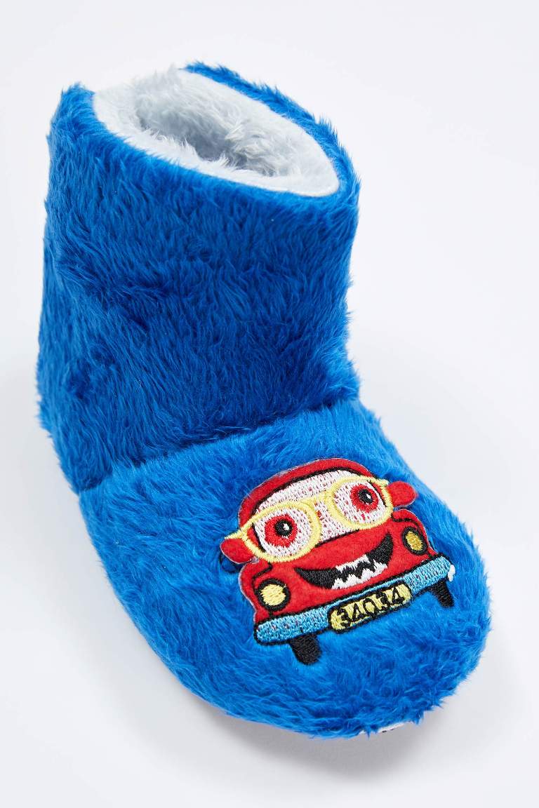 Mavi Erkek Çocuk Genç Erkek Erkek Çocuk Panduf Ev Botu