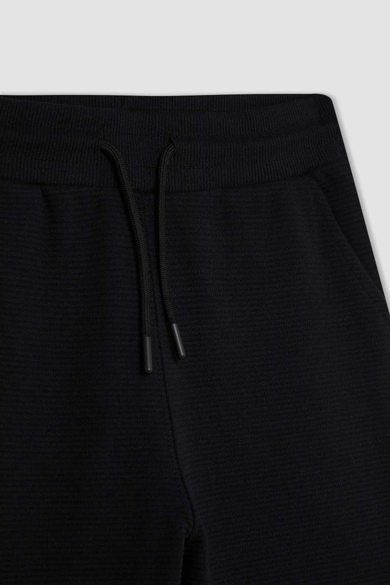 Pantalon Jogging noir avec poches et taille élastique pour Garçon