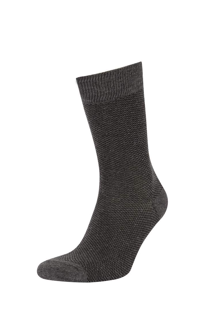 Men's Cotton Patterned 5-Piece Socks