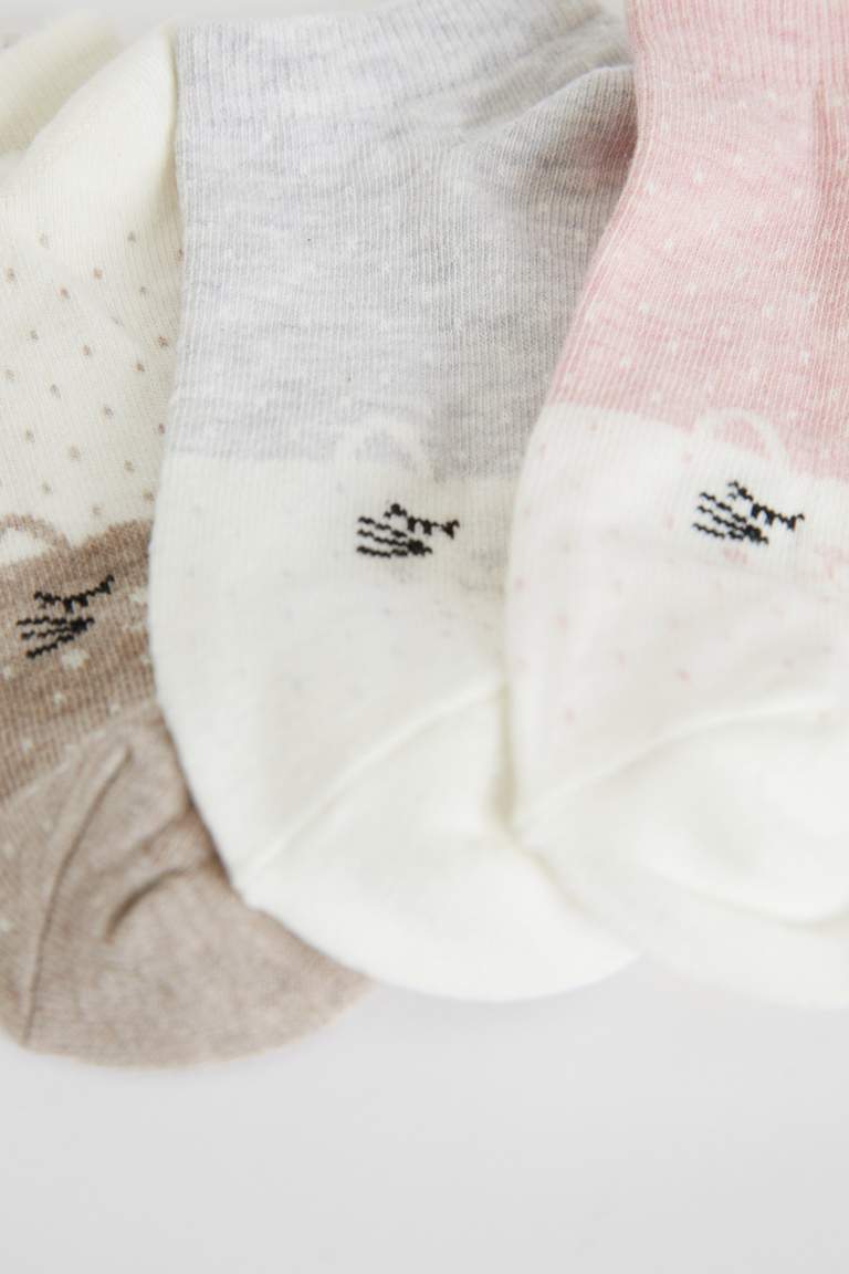 Woman Animal 3 piece Short Socks