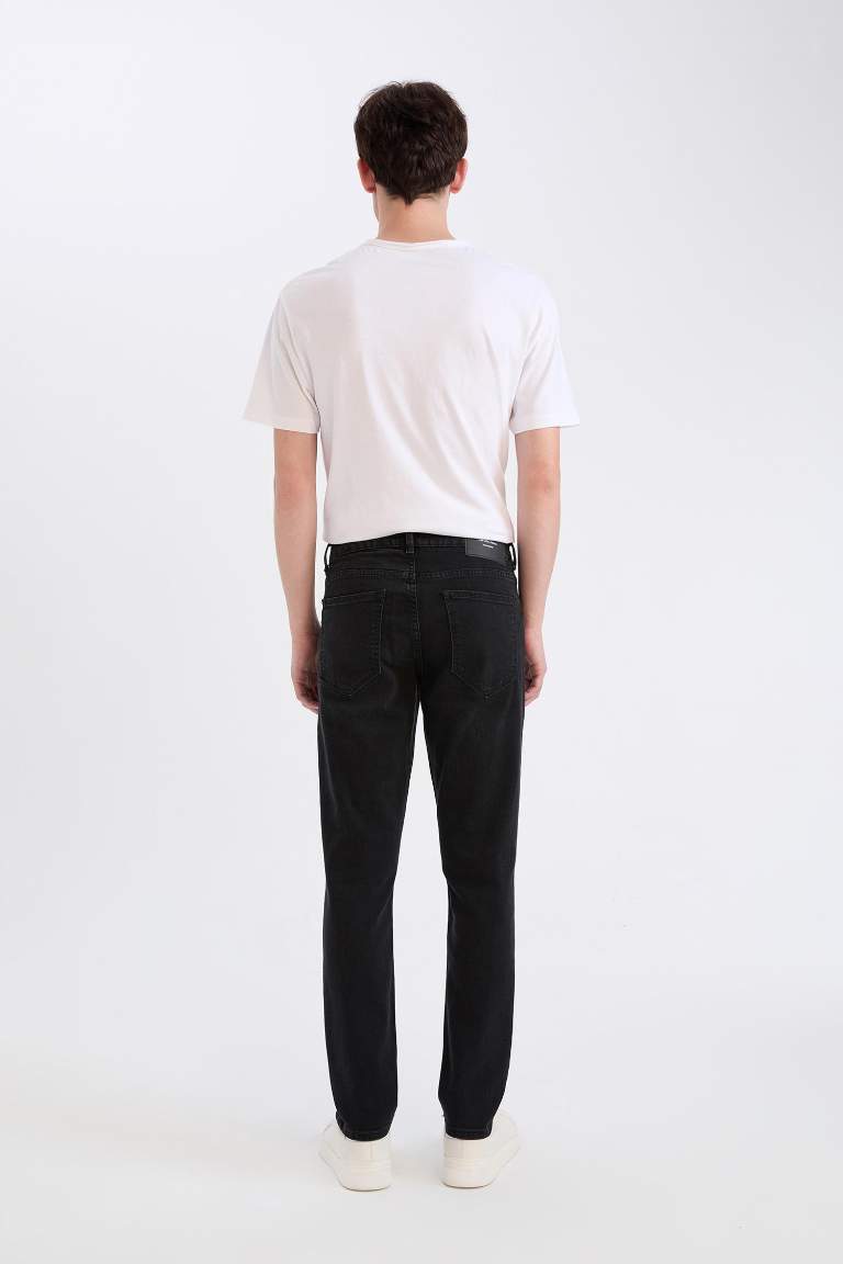 Pedro Slim Fit Super Skinny Hem Jean Trousers