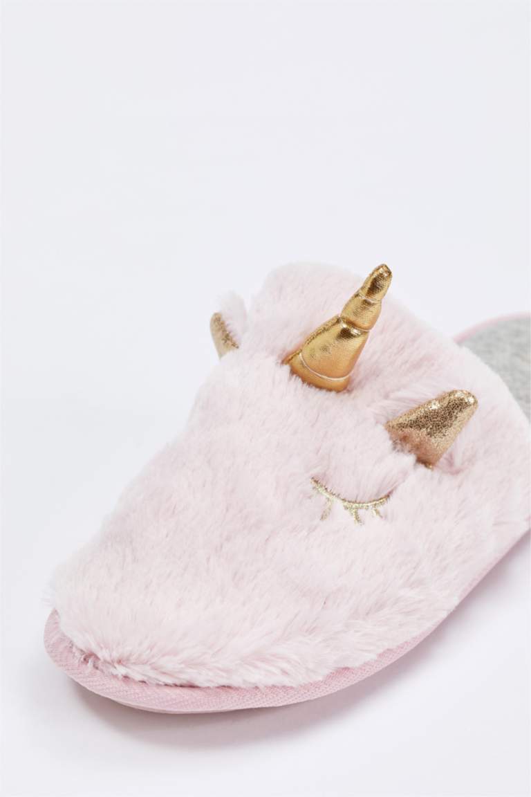 Pembe Kadın Peluş Ev Terliği 1569386 DeFacto