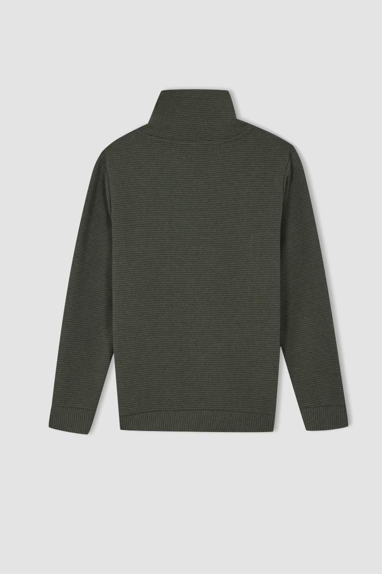 Regular Fit Şal Yaka Sweatshirt