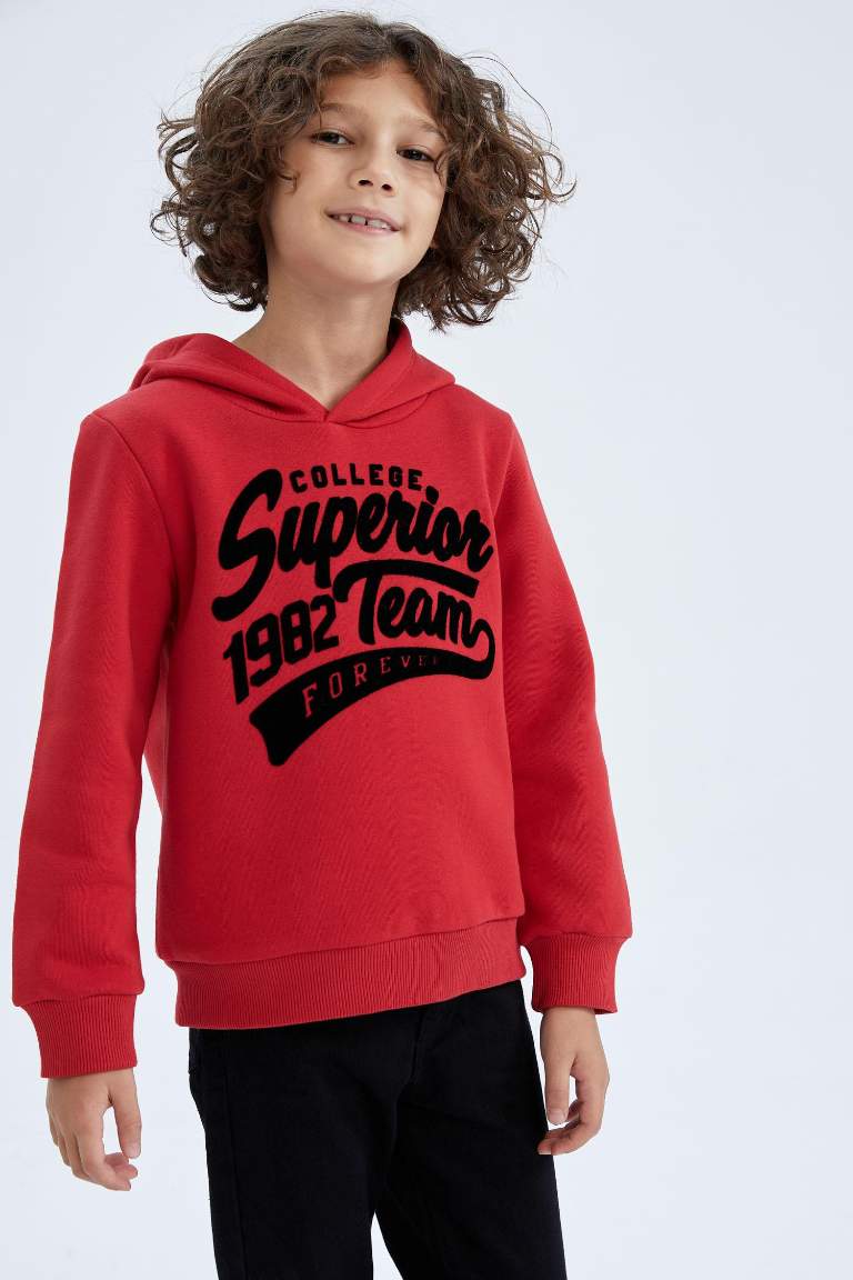 Erkek Çocuk Kapüşonlu Sweatshirt