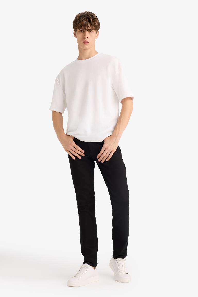 Pedro Slim Fit Dar Kalıp Normal Bel Dar Paça Jean Pantolon