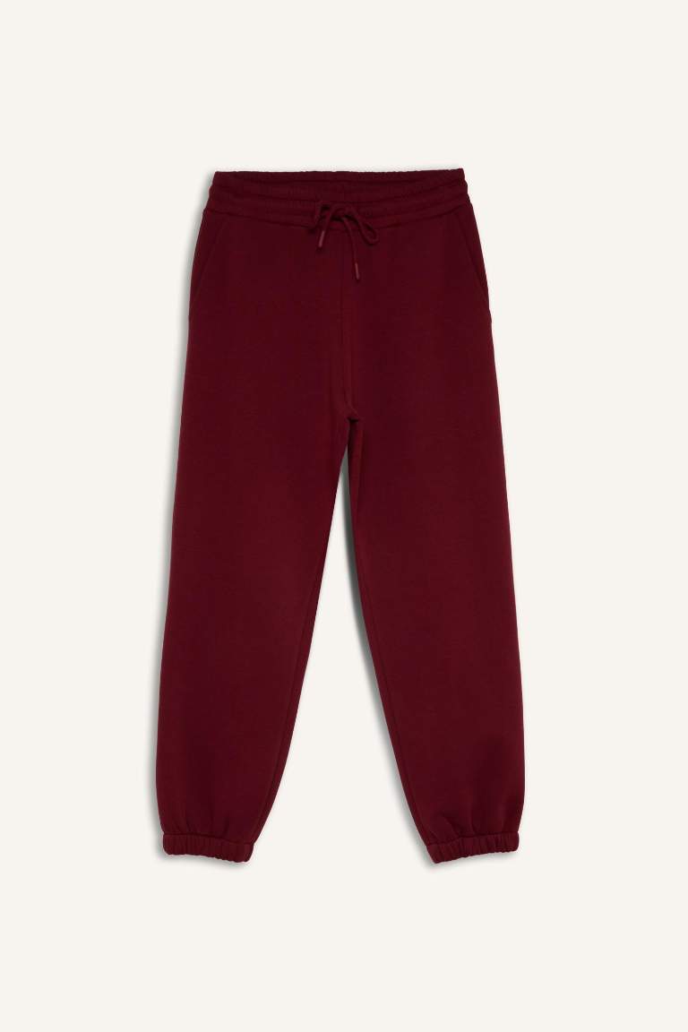 Pantalon Jogging épais à Coupe Standard et bas élastiques