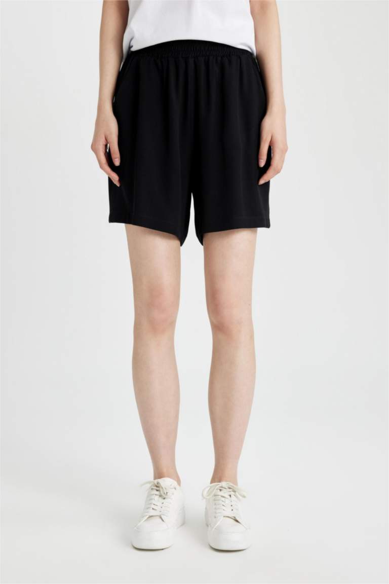 Paperbag Fit Belmando High Waist Wide Leg Shorts