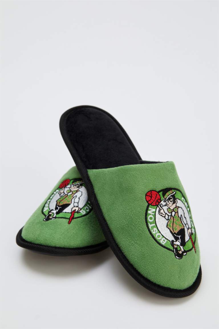 Yeşil Erkek Boston Celtics NBA Lisanslı Ev Terliği 1578263 DeFacto