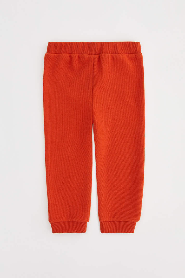 Dark Orange BABY BOY Baby Boy Printed Sweatpants 1576093 | DeFacto