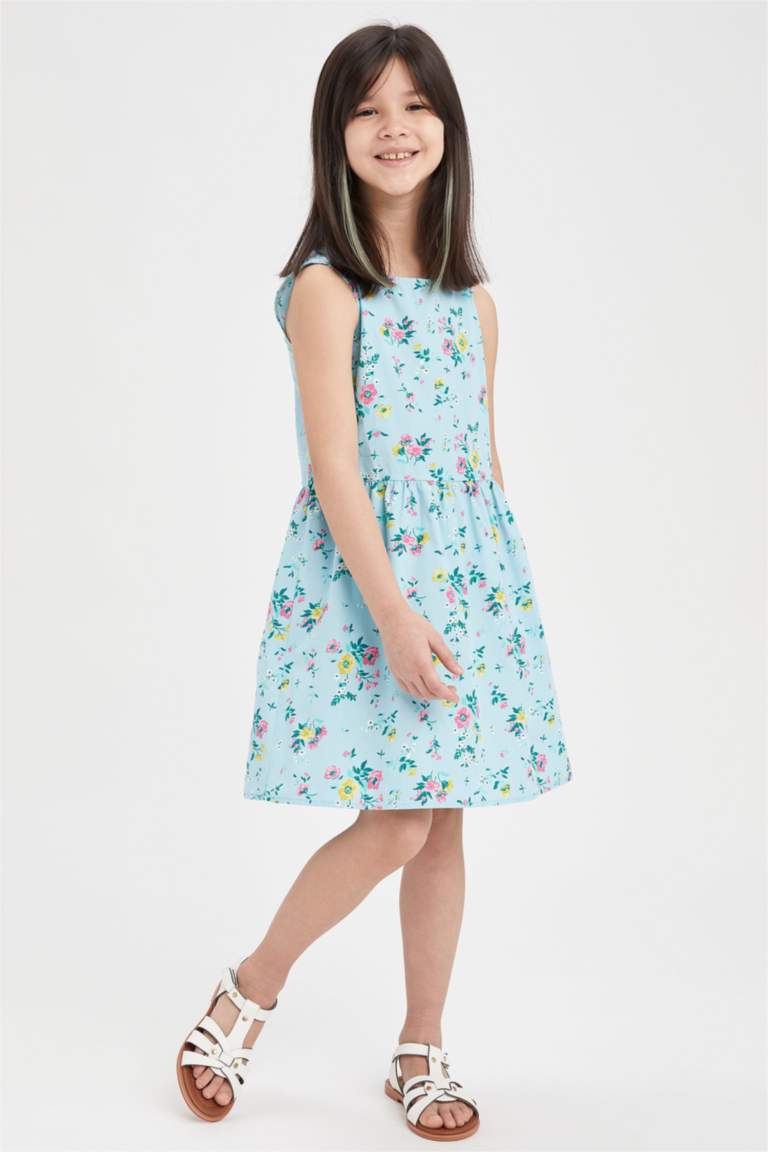 Robe Multicolore Sans Manches Emil & Lina | Coton 100%, Fabrication Suédoise, Taille 6-8