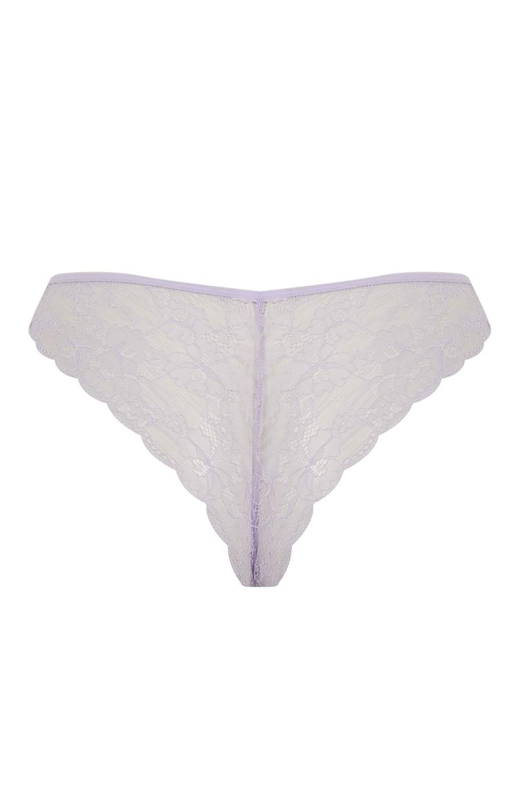 Fall in Love Lace Brazilian Slip Panties