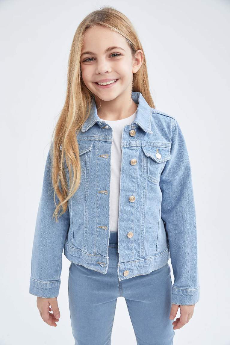 Blue GIRLS & TEENS Girl Jean Jacket 2442550 | DeFacto