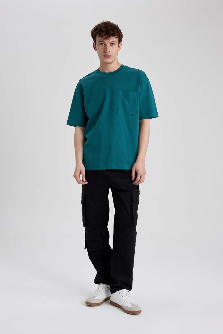 Oversize Fit Crew Neck T-Shirt