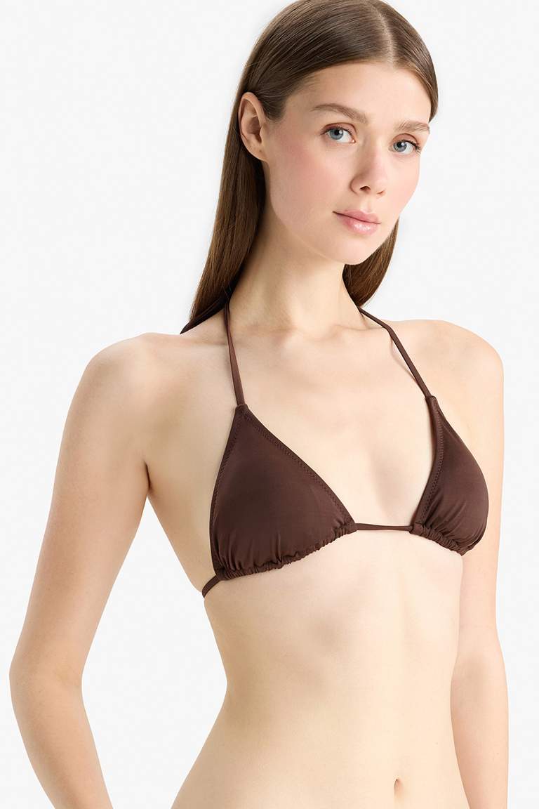Regular Fit Üçgen Bikini Üstü-Fall in Love