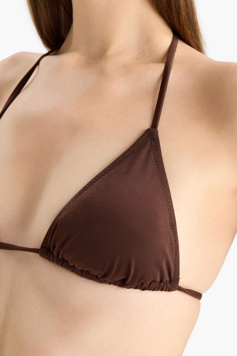 Regular Fit Üçgen Bikini Üstü-Fall in Love