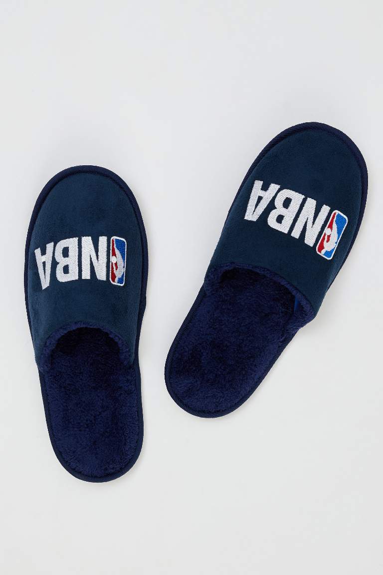 Mavi Erkek NBA Lisanslı Ev Terliği 1575226 DeFacto