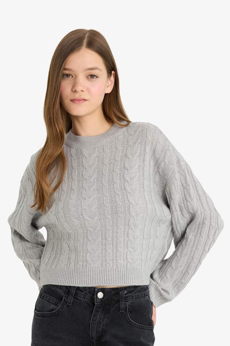 Coool Regular Fit Bisiklet Yaka Triko Kazak