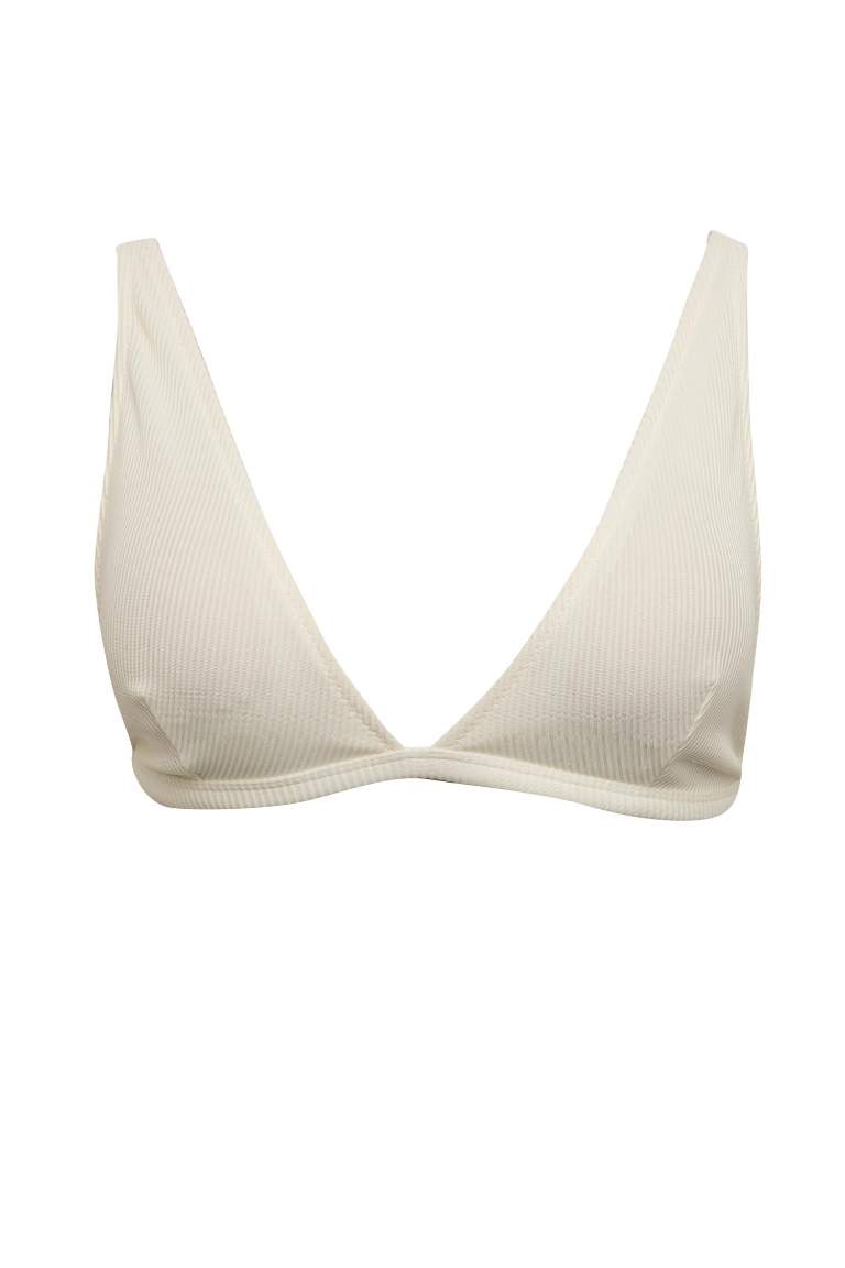 Fall in Love Regular Fit Ribbed Bikini Top