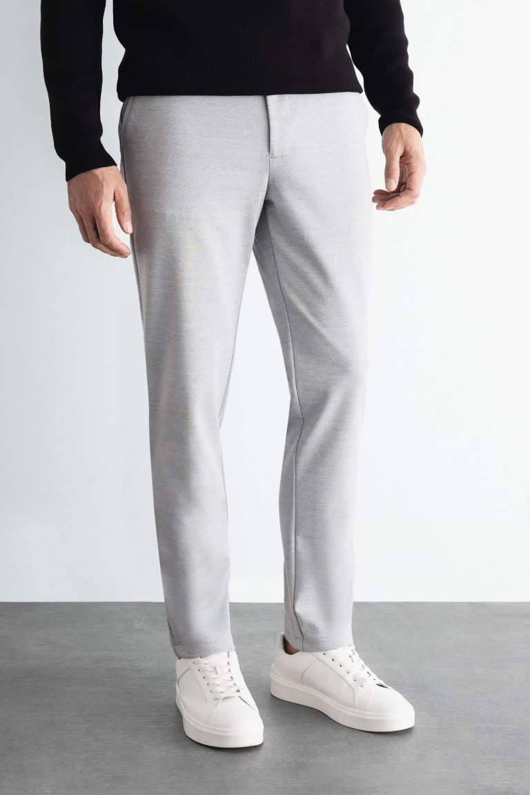 Buttoned Basic Pocketed Straight Leg Jogger Pants