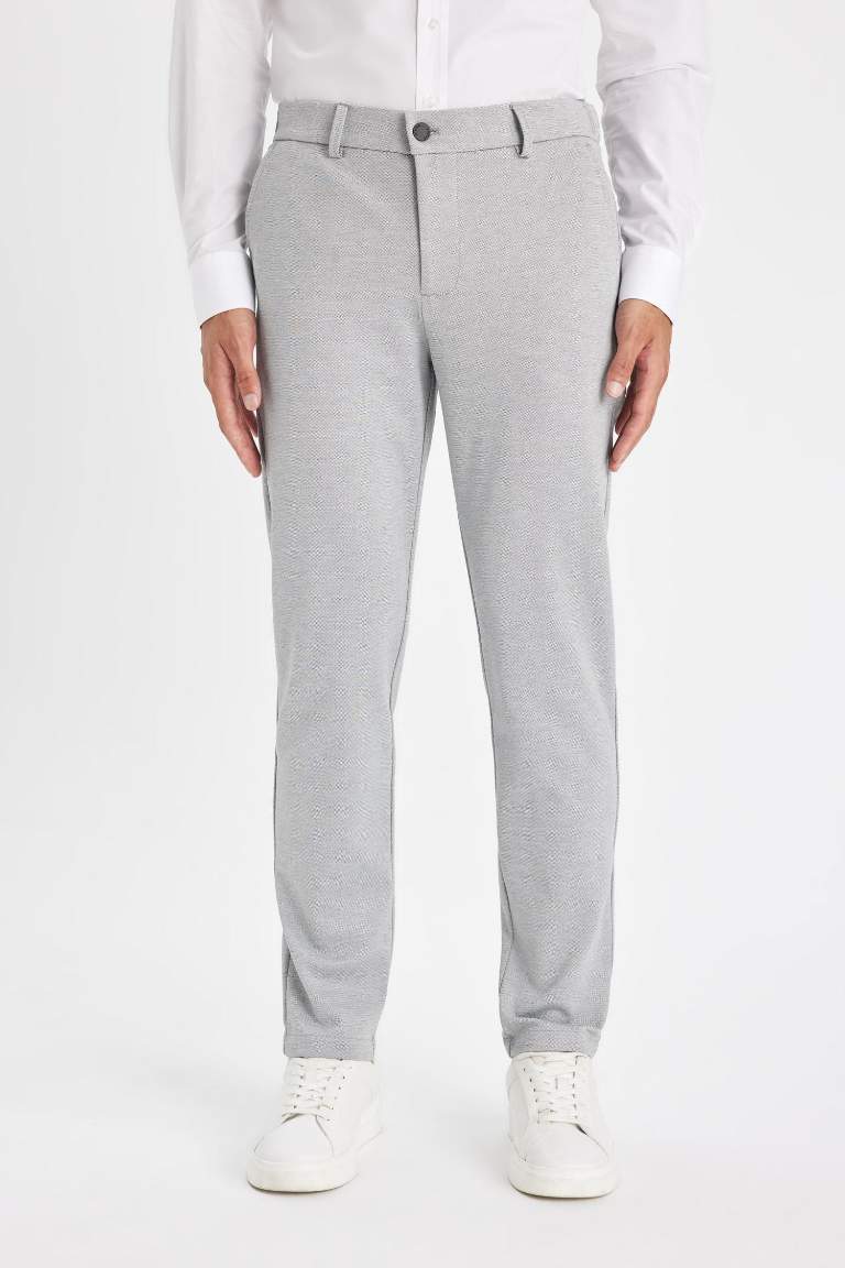 Buttoned Basic Pocketed Straight Leg Jogger Pants