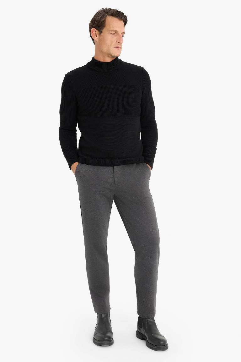 Jogger Düz Paça Her Yöne Esneyen Yazlık Kumaş Pantolon