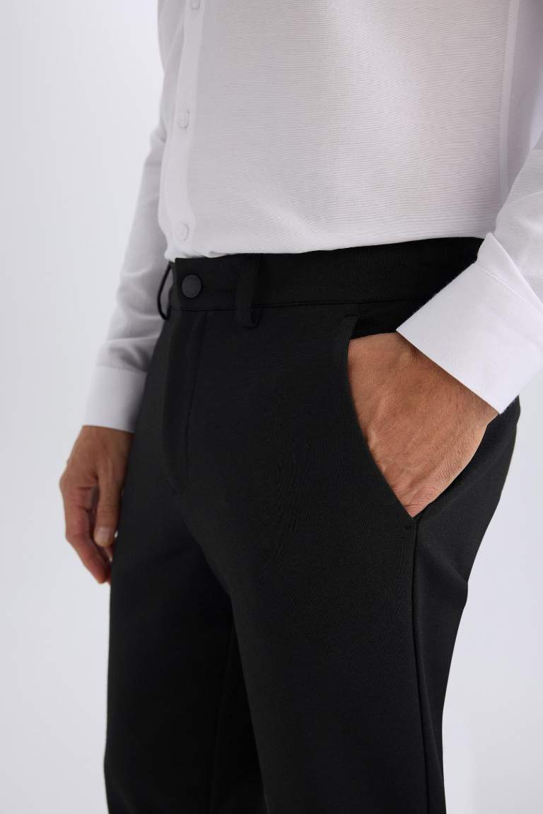 Relax Fit Beli Lastikli Jogger Pantolon