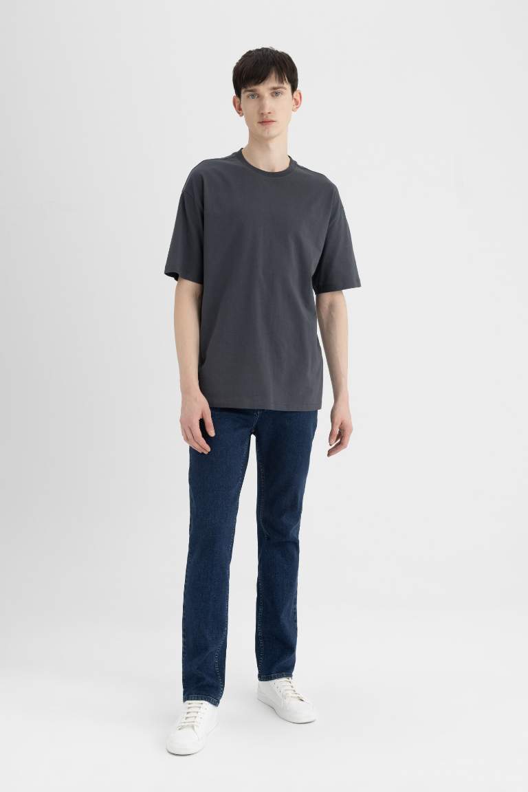 Oversize Fit Crew Neck T-Shirt