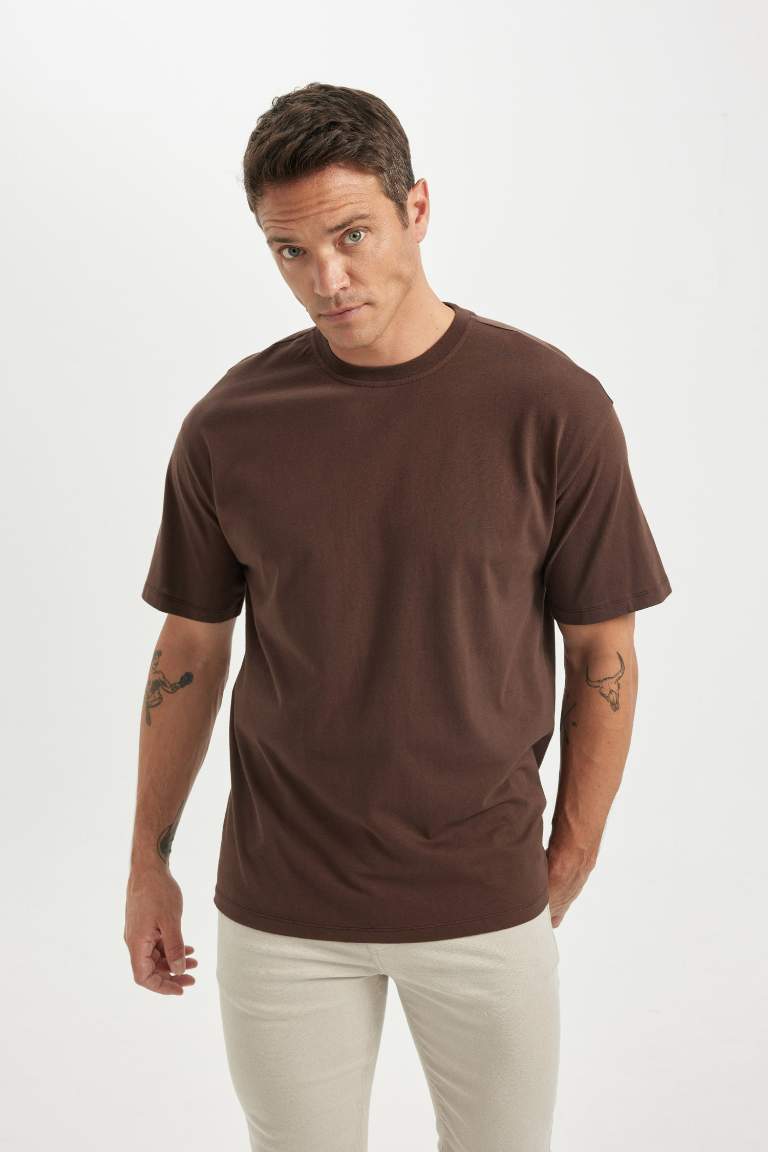 Oversize Fit Crew Neck T-Shirt