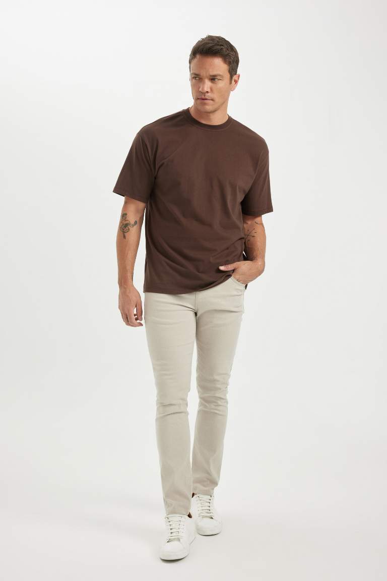 Oversize Fit Crew Neck T-Shirt