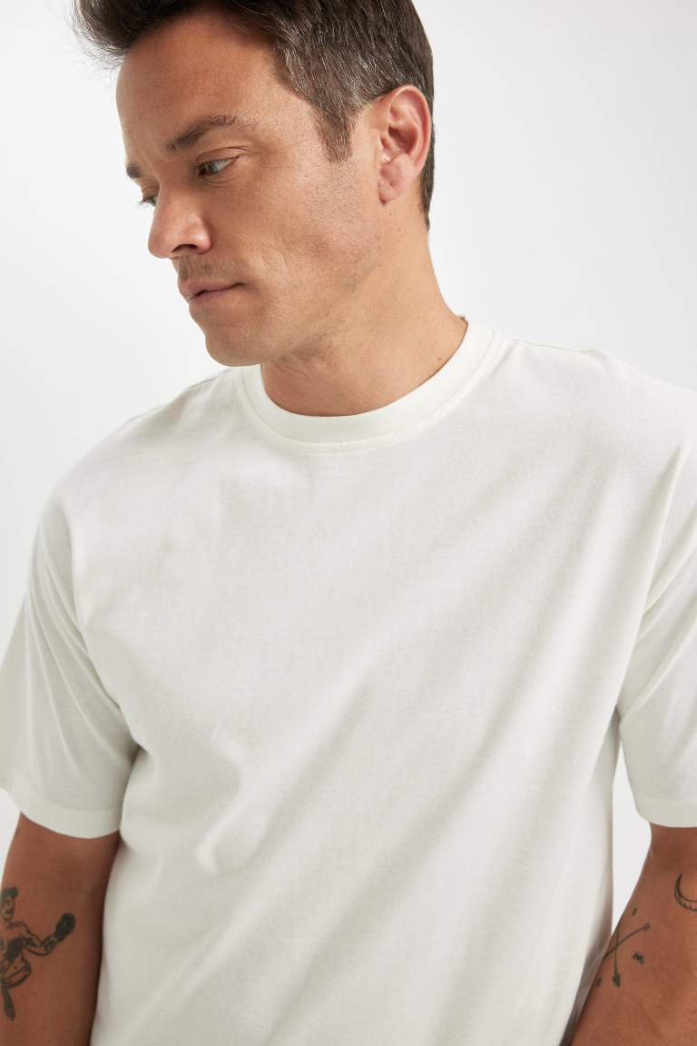 Oversize Fit Crew Neck T-Shirt