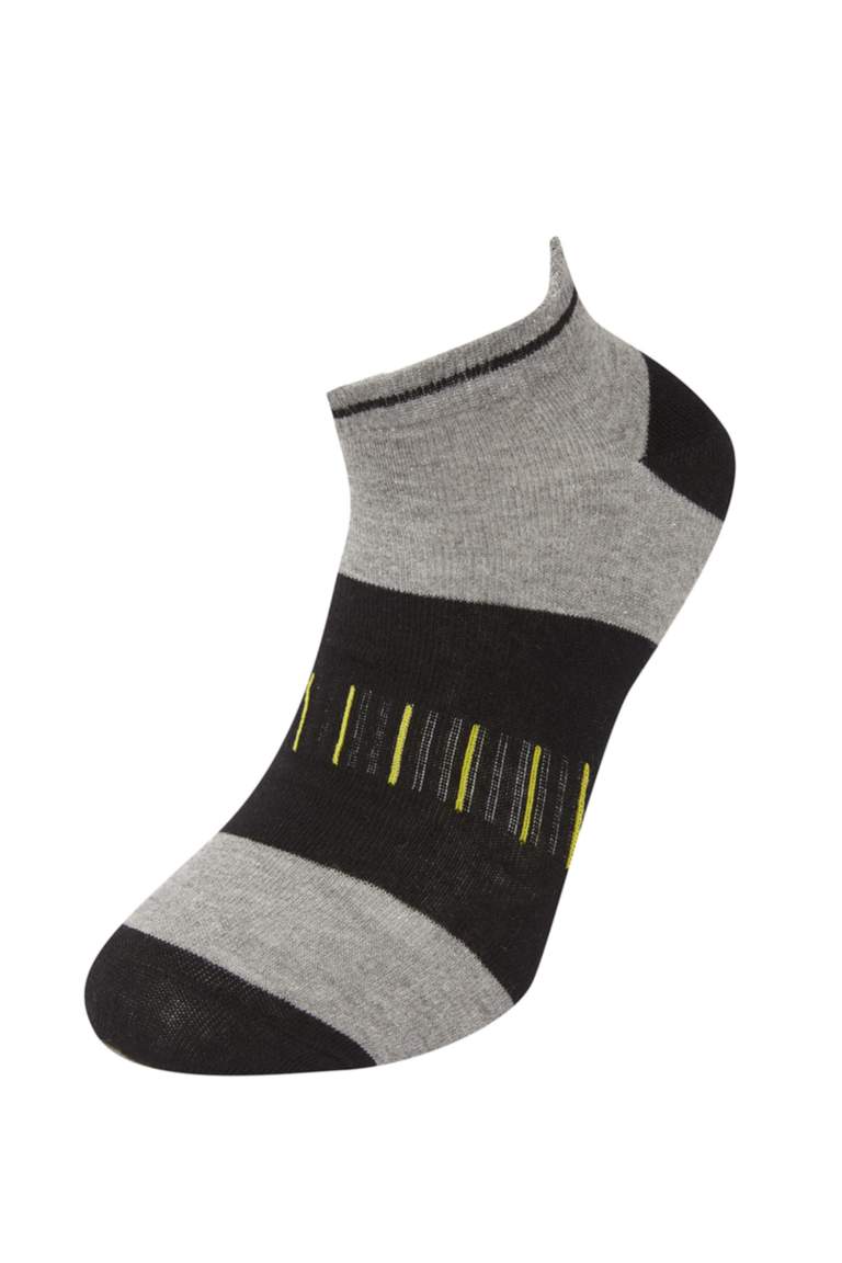 Patterned 3 Pack Booties Socks