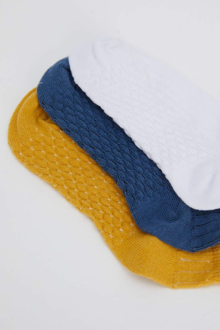 Lot de 3 paires de chaussettes courtes garçon en coton