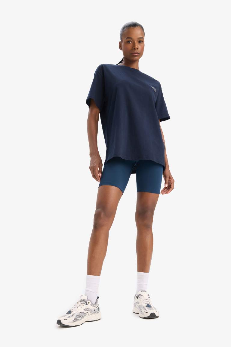 DeFactoFit Oversize Fit Crew Neck T-Shirt