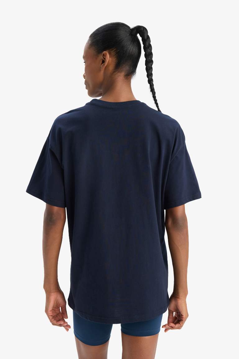 DeFactoFit Oversize Fit Crew Neck T-Shirt