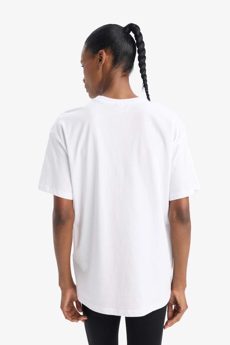 DeFactoFit Oversize Fit Crew Neck T-Shirt