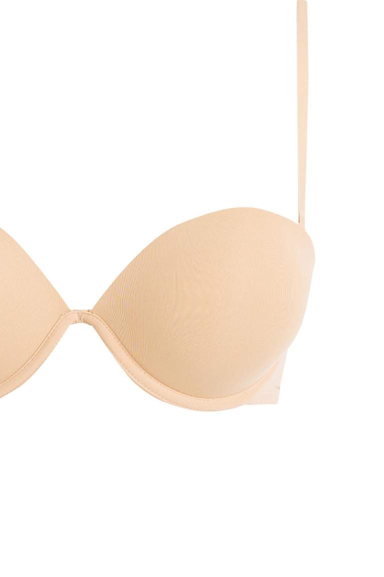 Micro Kaplı Full Push Up Straplez Sütyen-Fall in Love